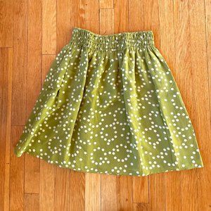 Polka dot swingy skirt